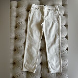 J. Crew women Cream Jeans